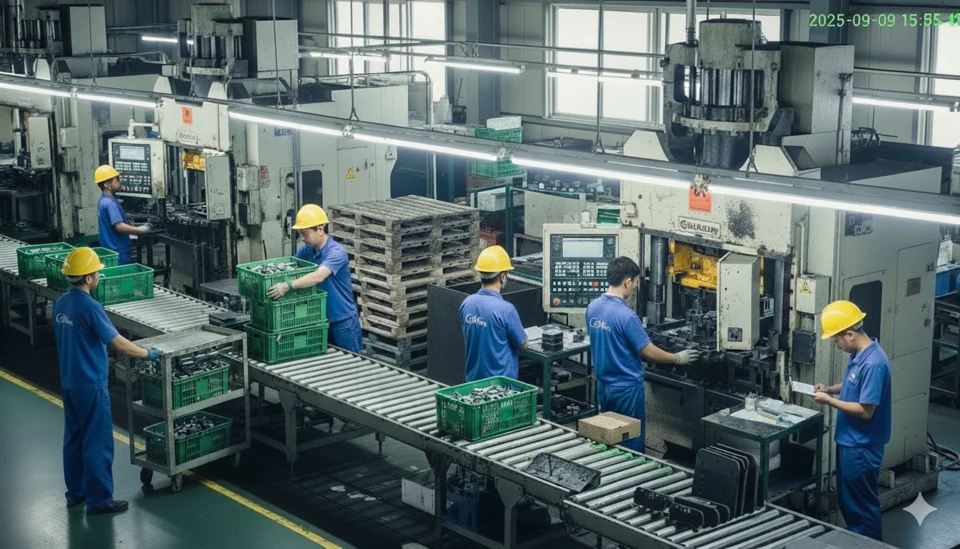 現代化工廠場景